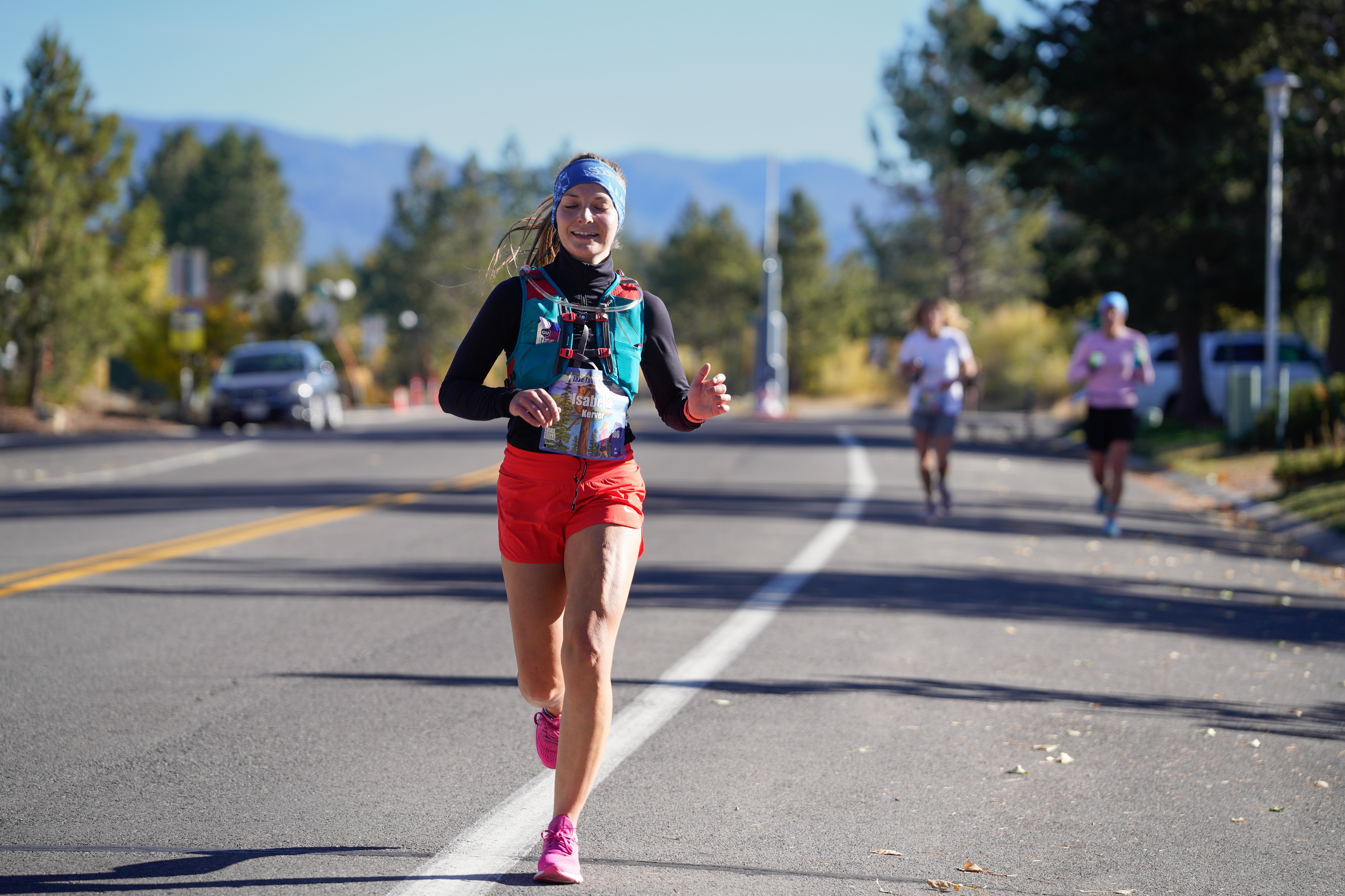 Scenes from Day 2 of the Lake Tahoe Marathon